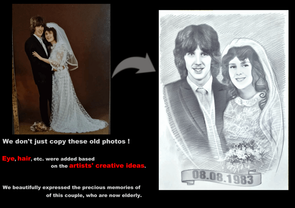 Restore old photos and drawing